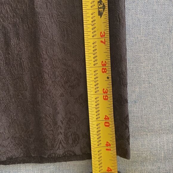 ❤️Last Chance Dana Buchman cotton blend black paisley cigarette pants size 14 - Picture 8 of 10